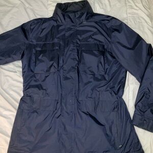 ZEGNA Men's Navy Performance Jacket, padded, Size XXL